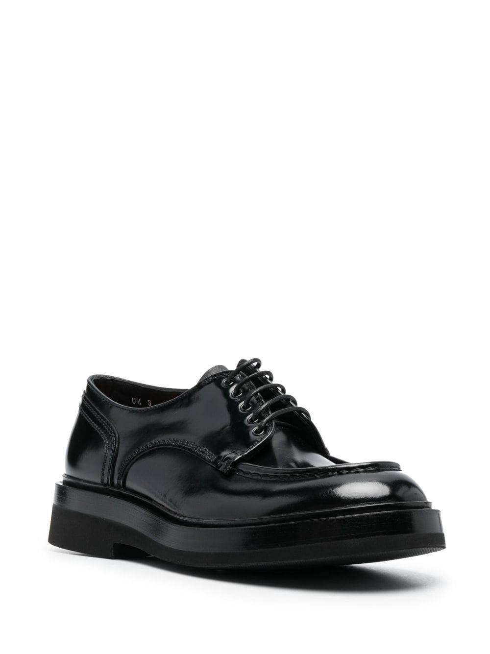 patent leather 40mm derby shoes