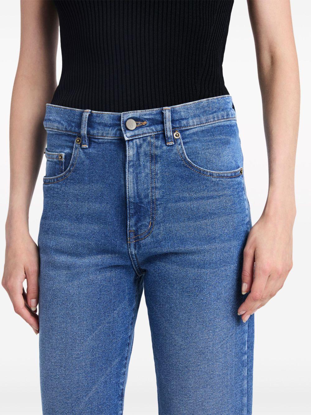 Jasper straight-leg cropped jeans