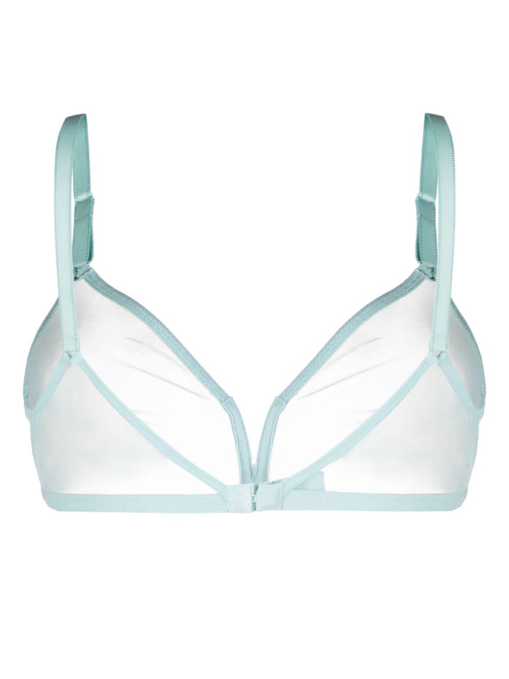 Providence mesh triangle-cup bra