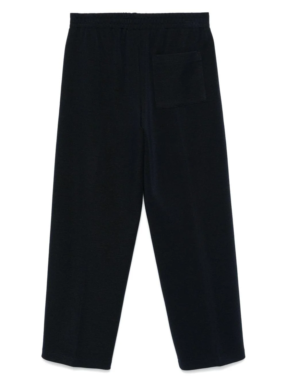 knitted straight-leg trousers 