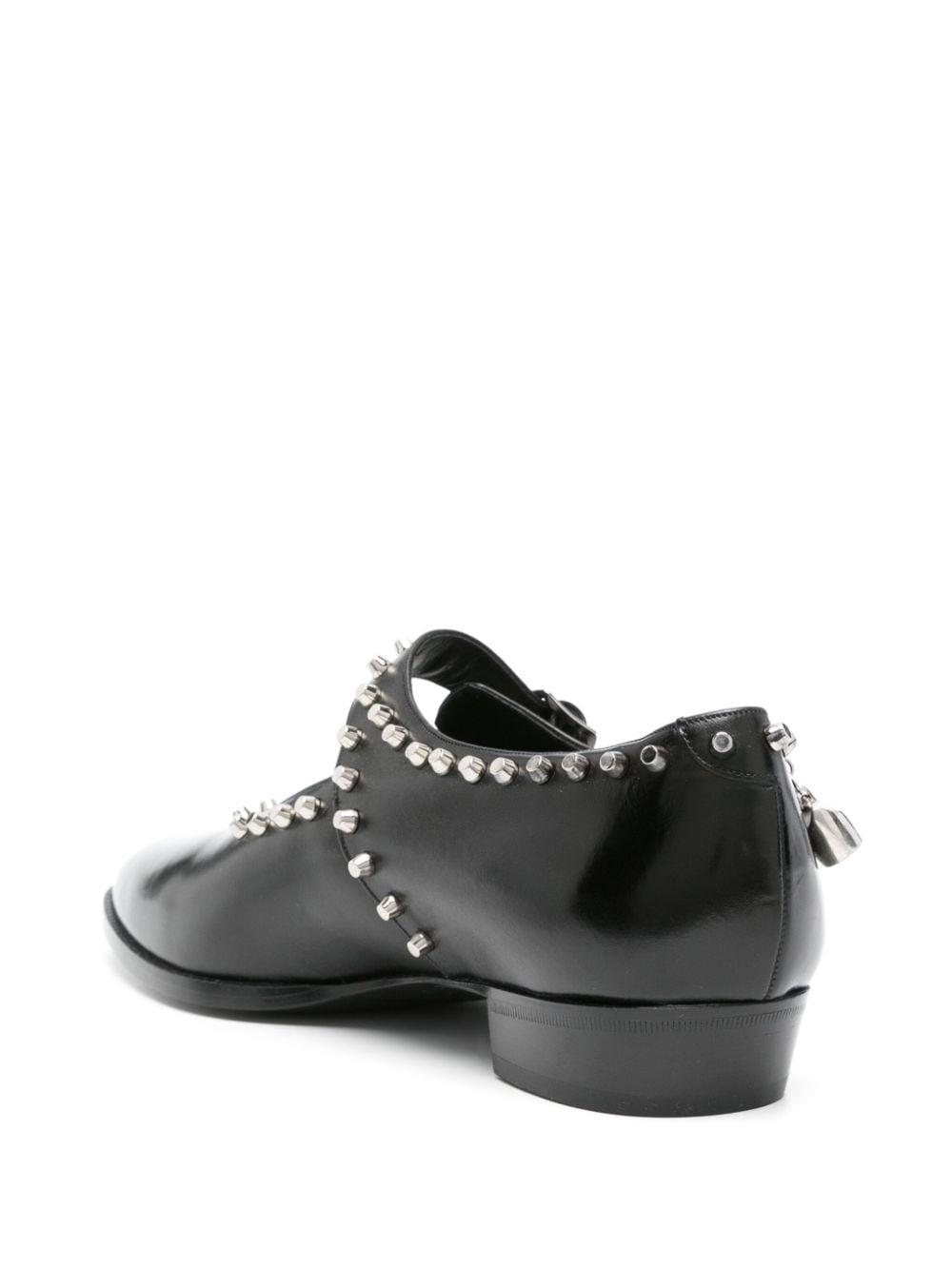 Gerwin studded leather loafers