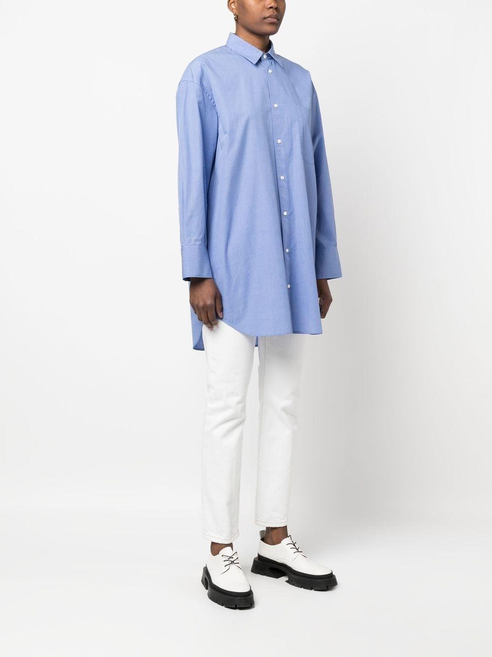 long-sleeved cotton shirt