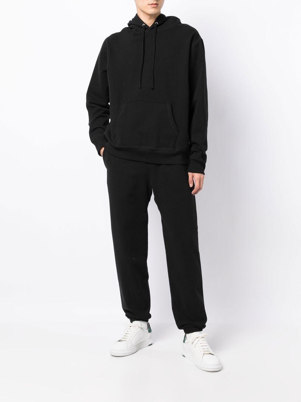 straight-leg cotton track pants