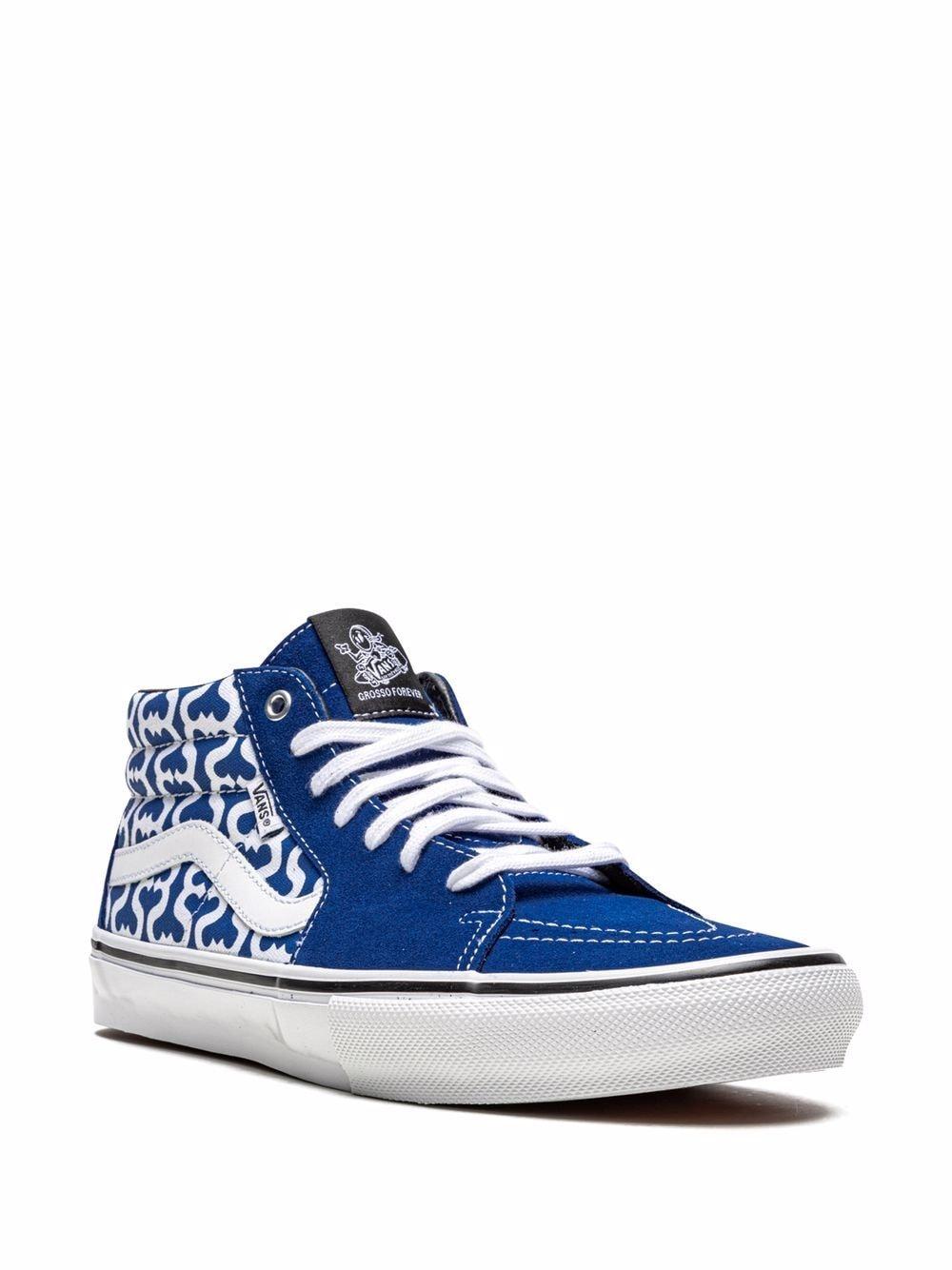 x Supreme Grosso Mid "Monogram S - Royal" sneakers