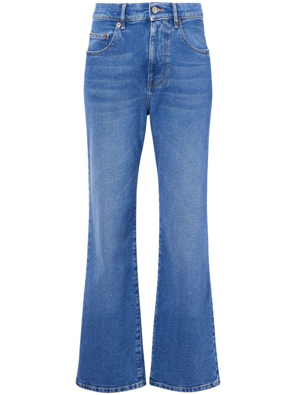 Jasper straight-leg cropped jeans