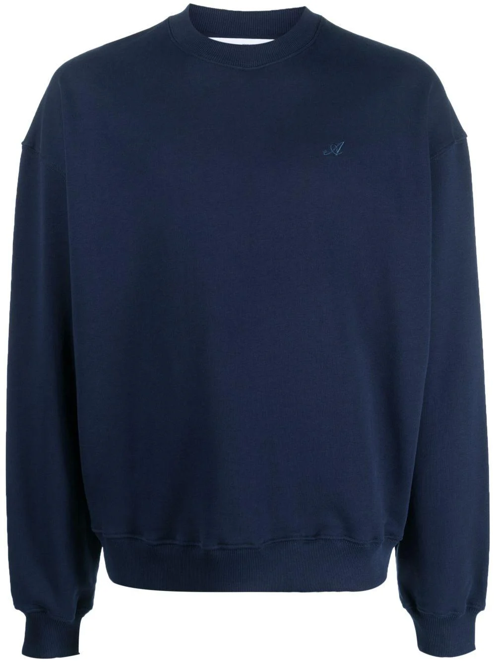 logo-embroidered sweatshirt