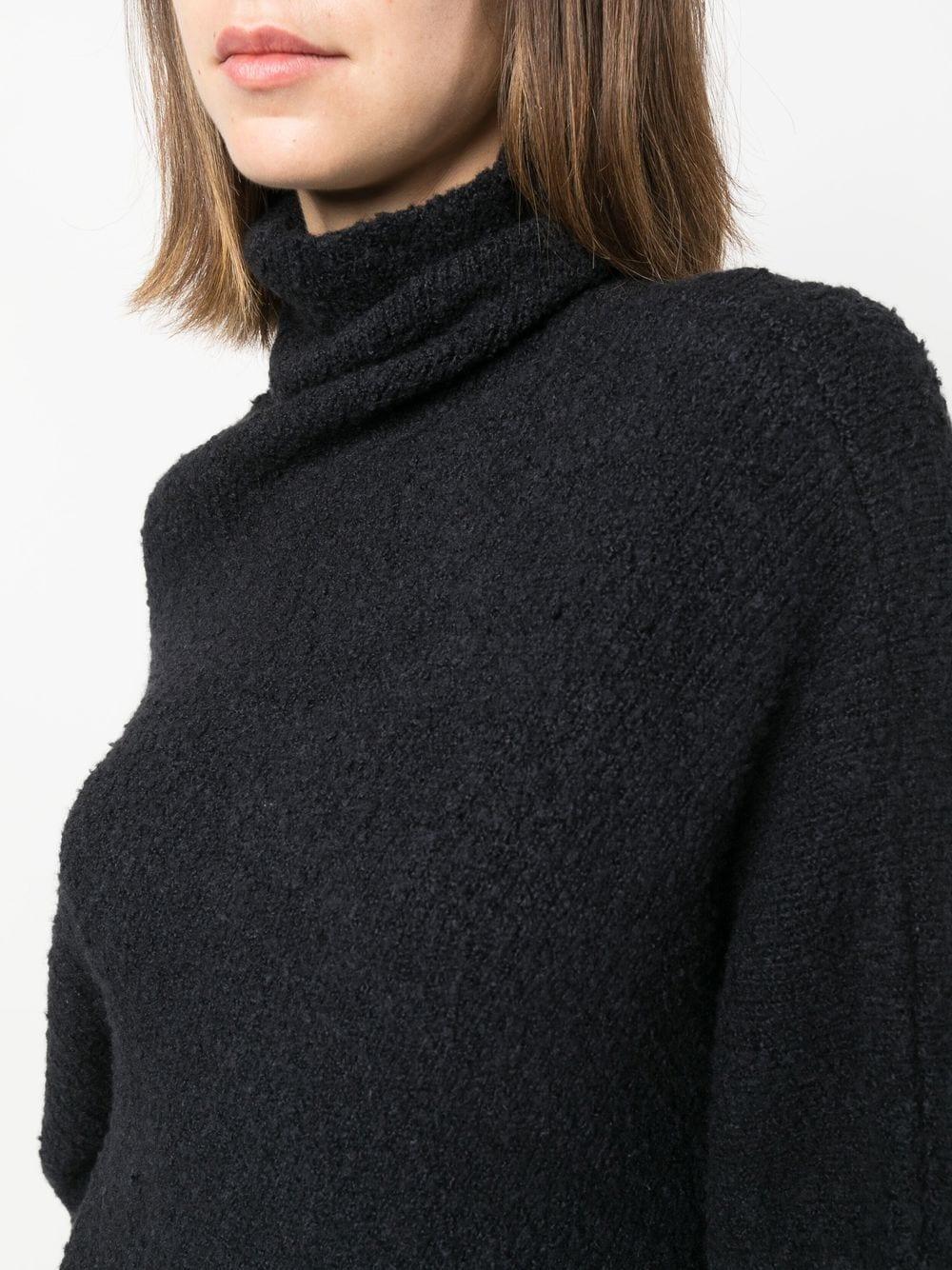 Fuzzy Boucle asymmetric sweater