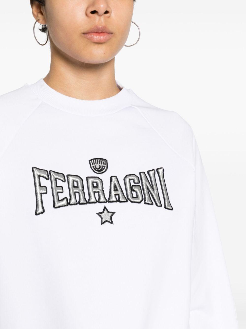 embroidered-logo cotton sweatshirt