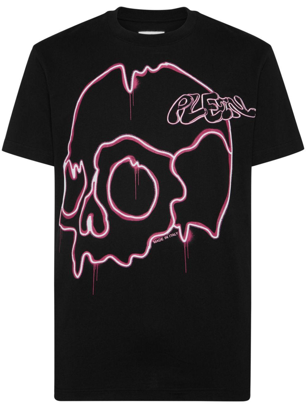 Dripping Skull cotton T-shirt