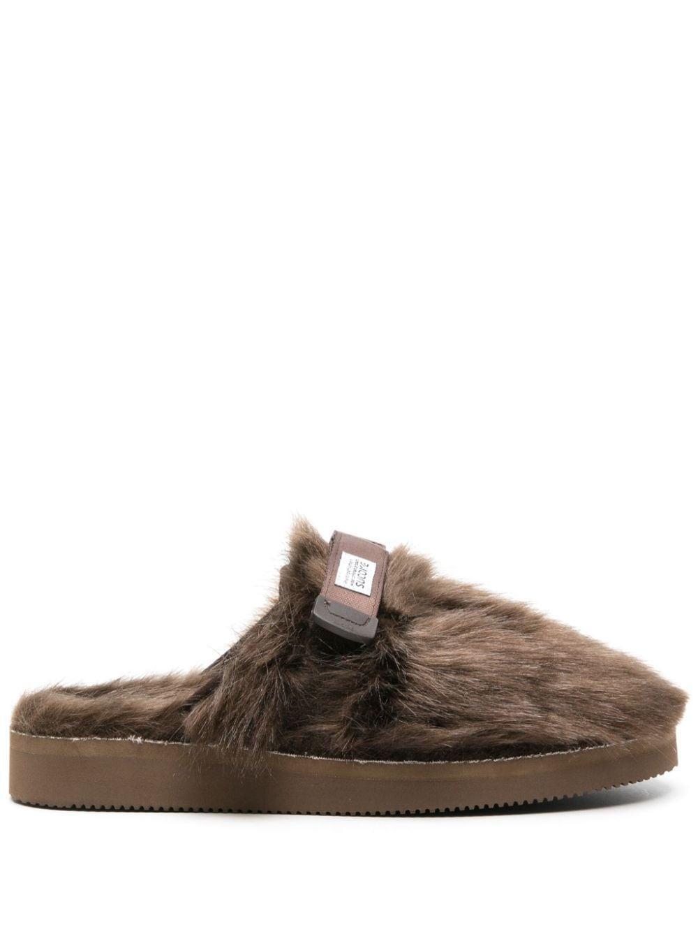 Zavo faux-fur slippers