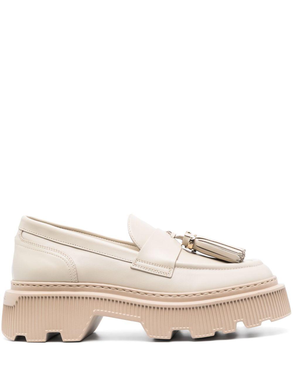 tassel-detail leather loafers 