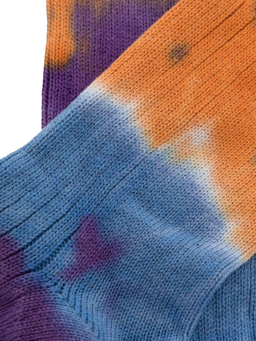 tie-dye ankle socks 