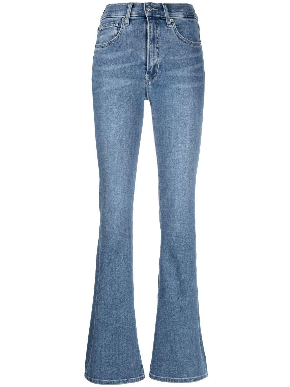 Beverly skinny-cut flared jeans