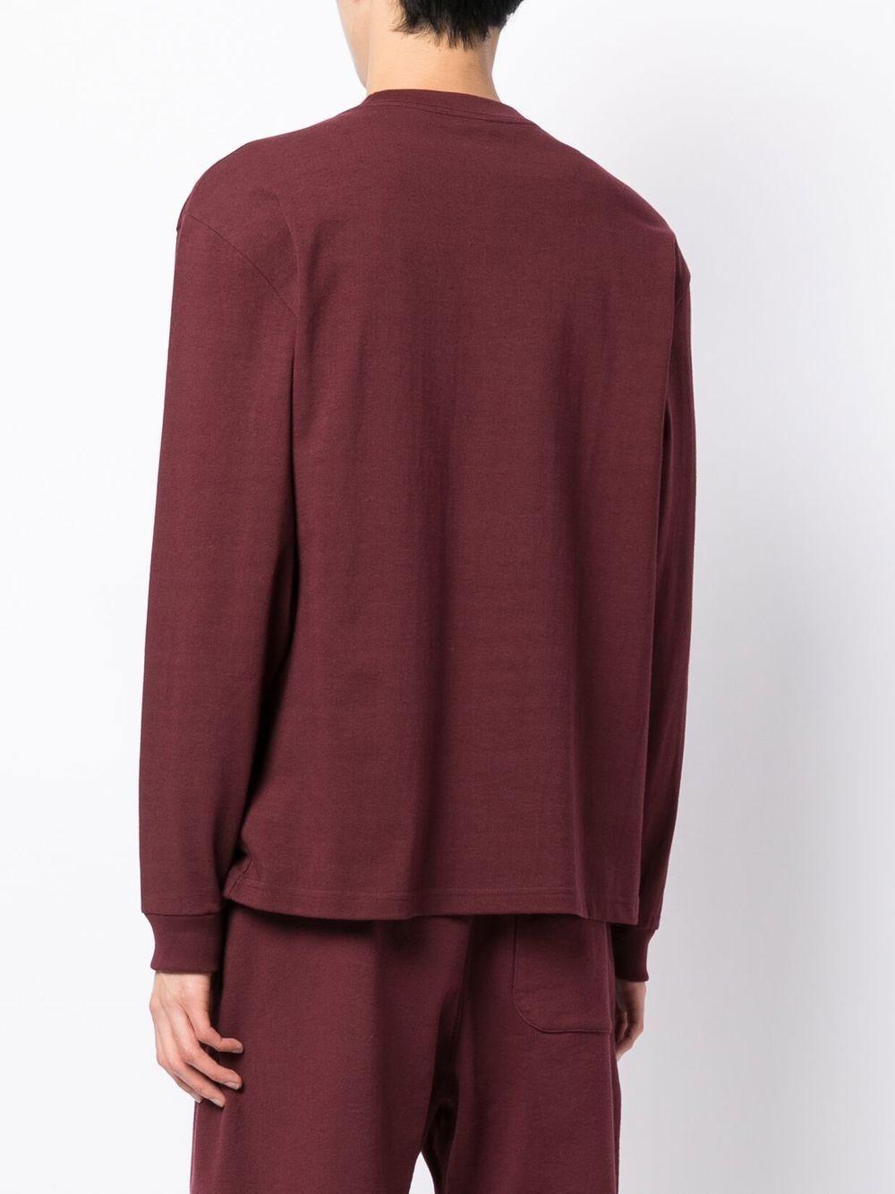 crew neck long-sleeved T-shirt