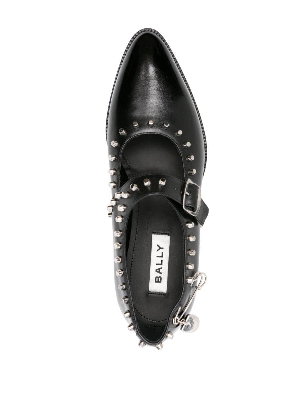 Gerwin studded leather loafers