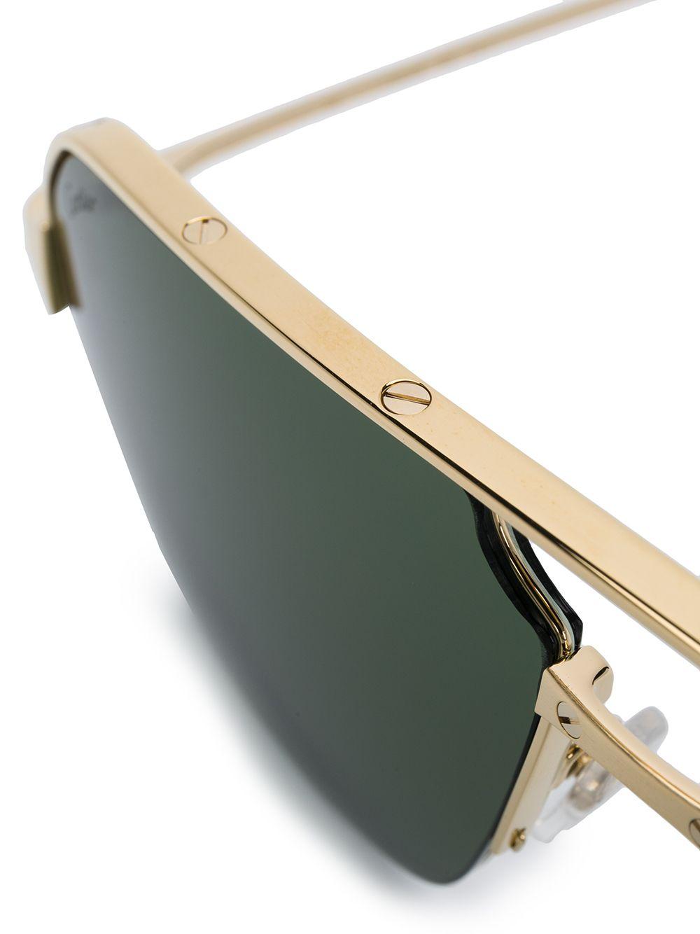 Santos de Cartier pilot-frame sunglasses