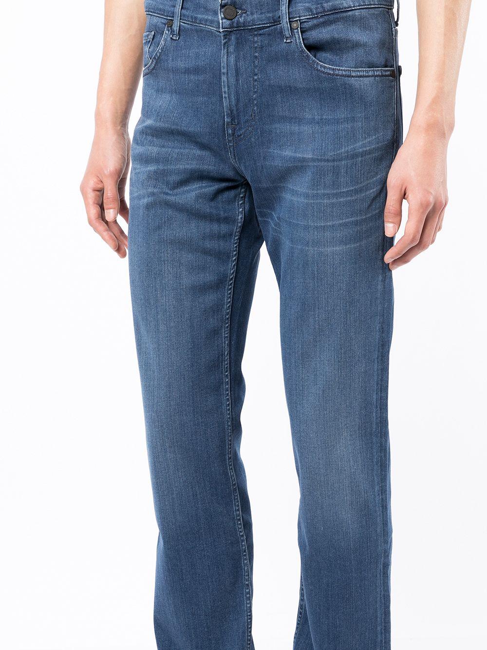 Standard straight-leg jeans