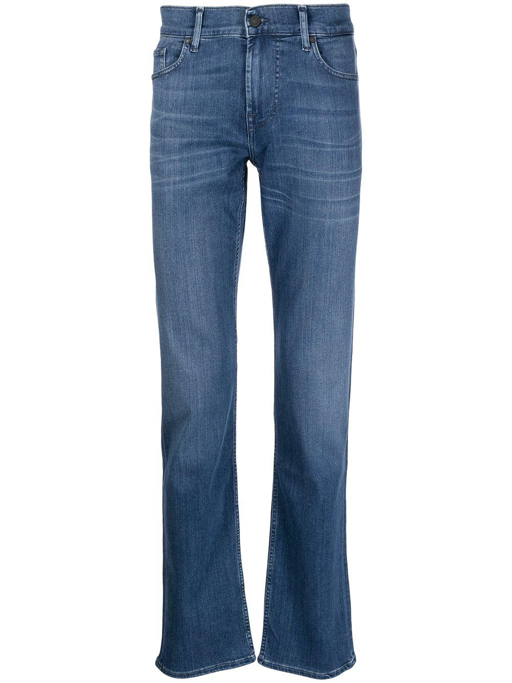 Standard straight-leg jeans