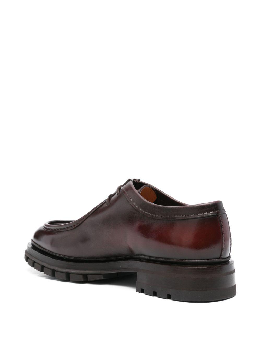 leather derby shoes  