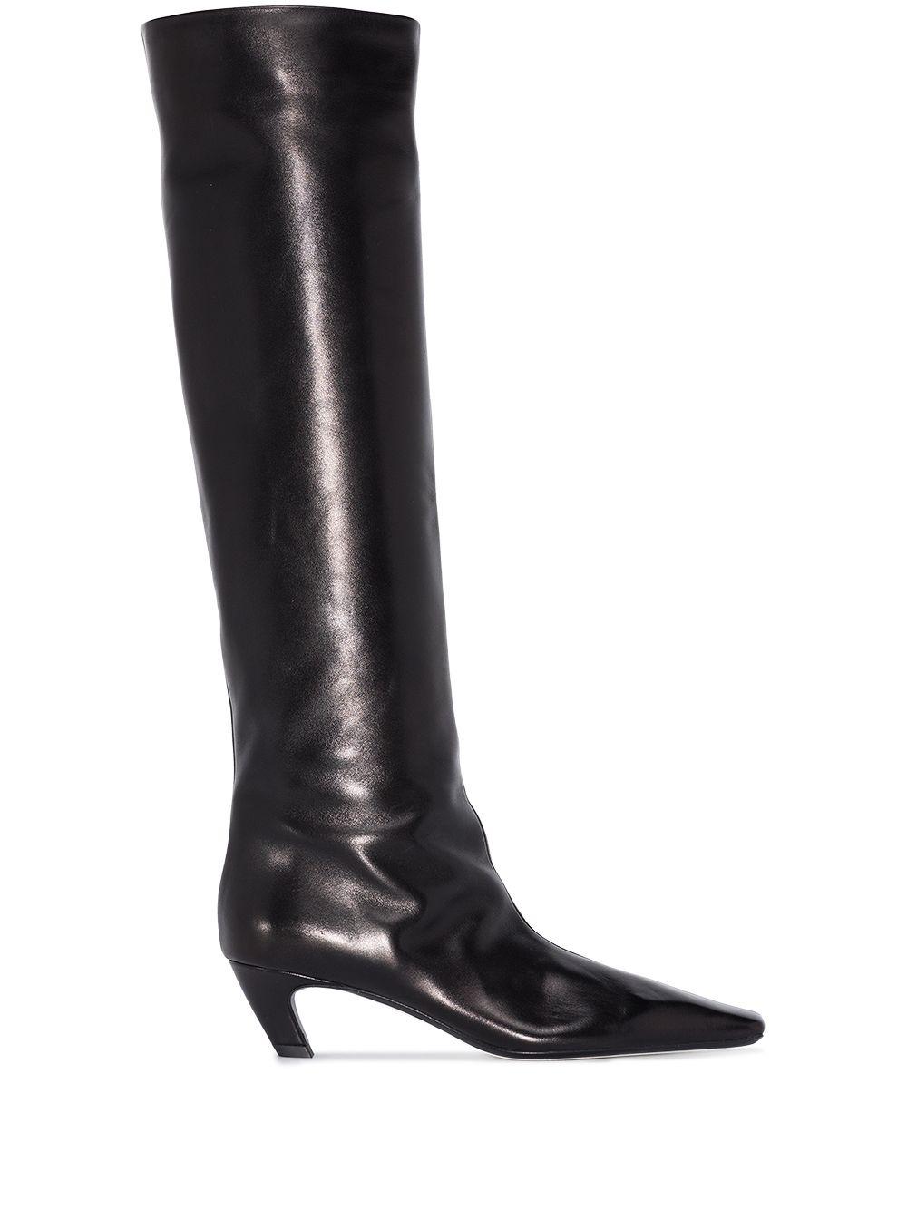 The Davis 50mm leather knee-high boots