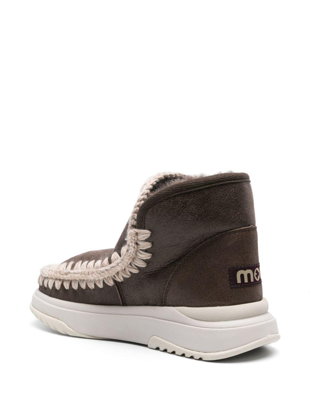 Eskimo leather sneaker boots