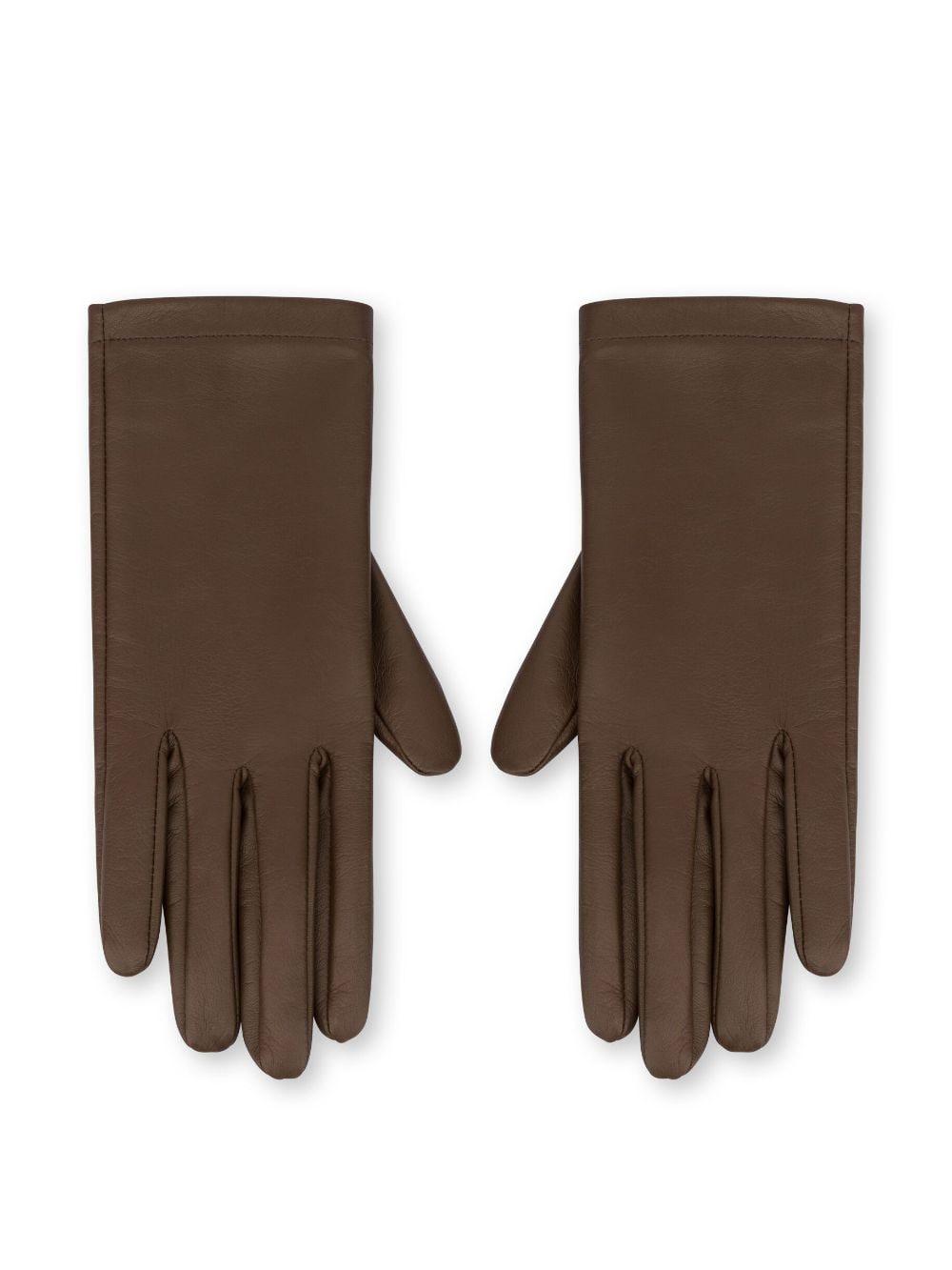 full-finger leather gloves