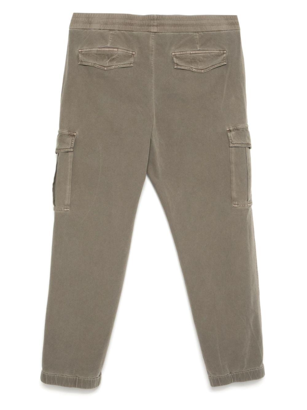 cargo straight-leg trousers