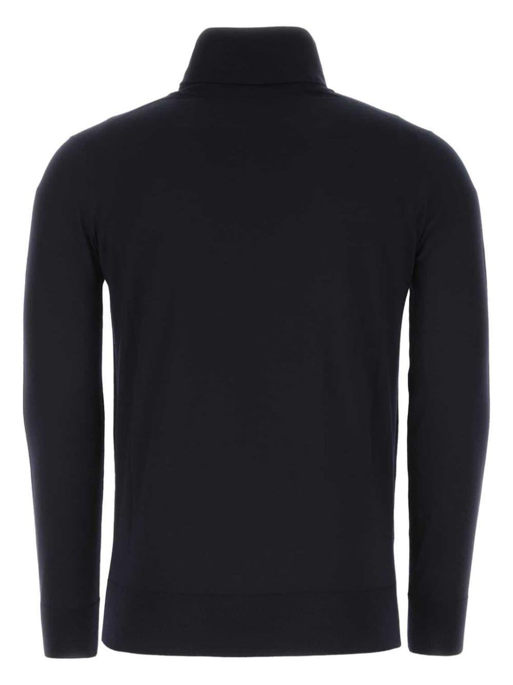 virgin wool turtleneck sweater