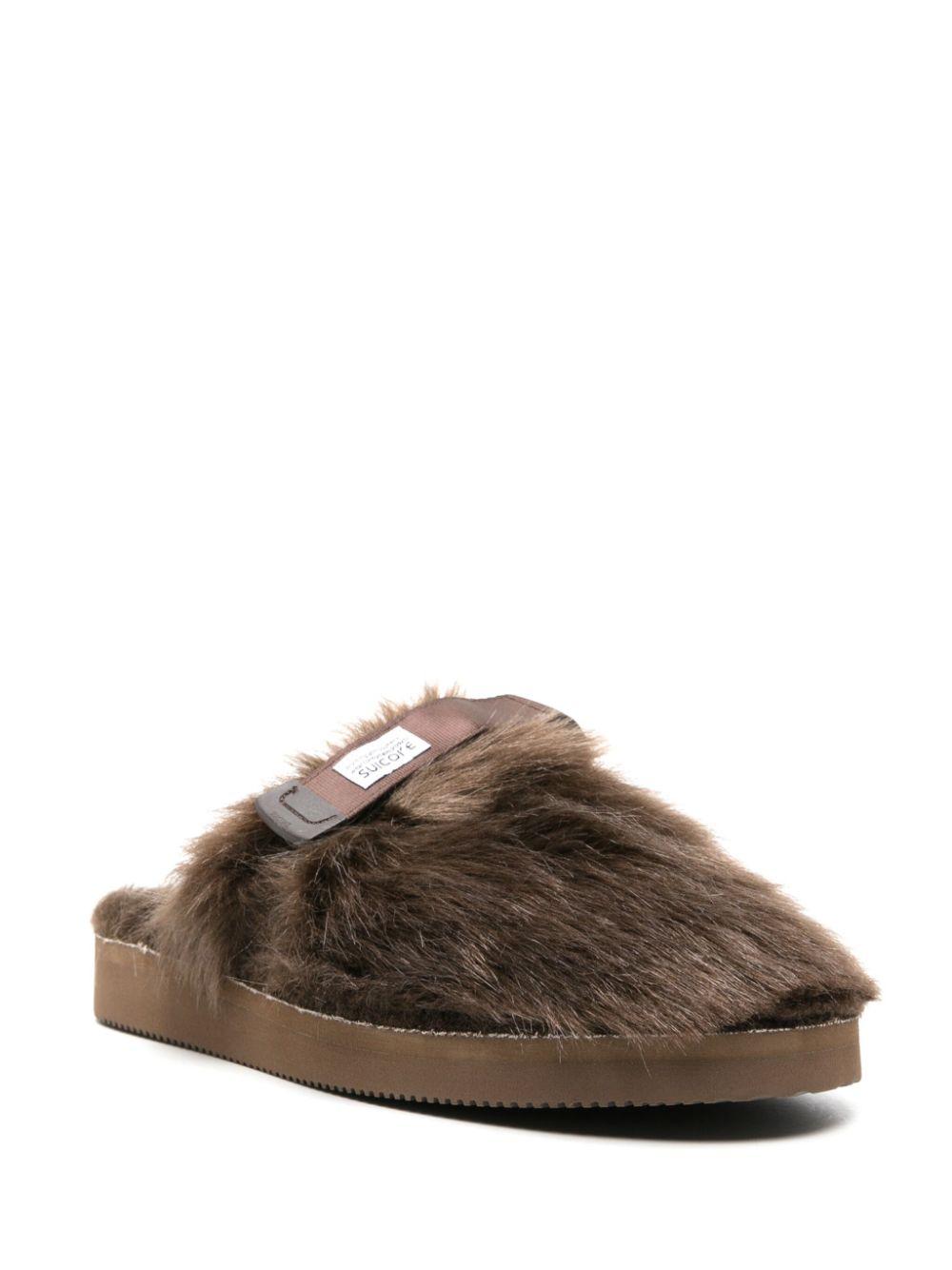 Zavo faux-fur slippers