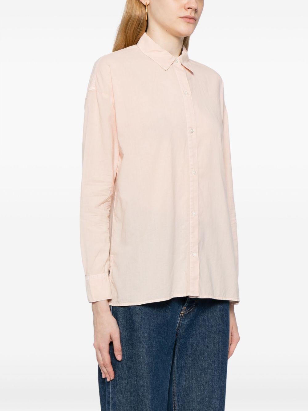 spread-collar poplin shirt