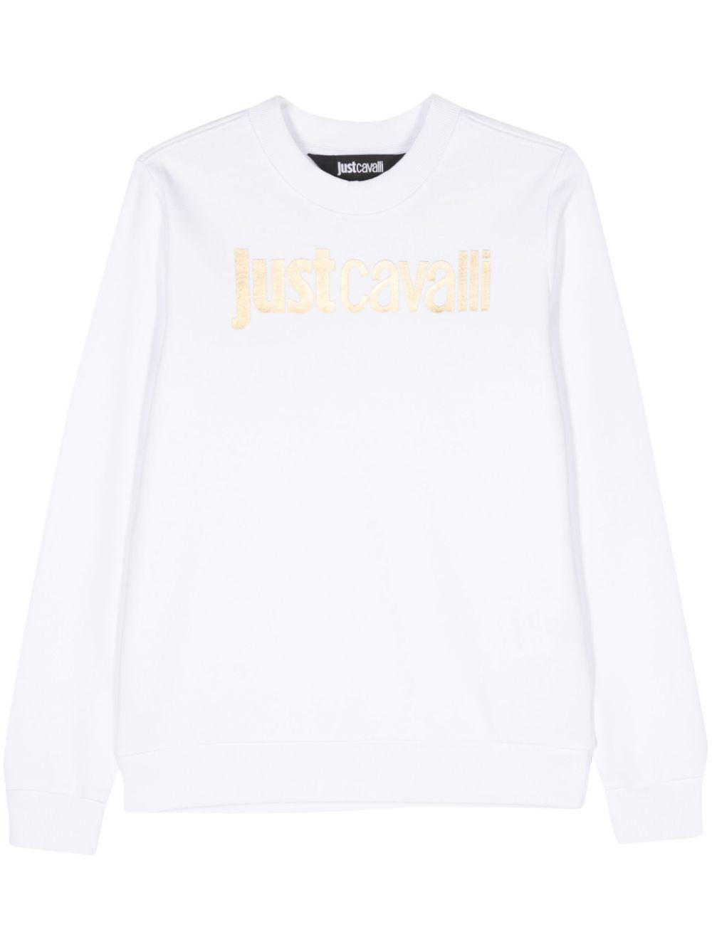 logo-print cotton sweatshirt