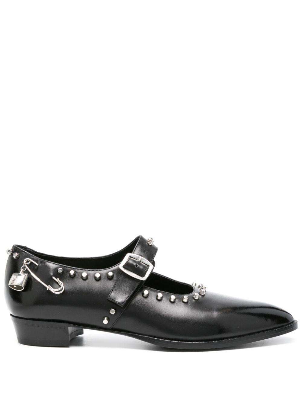 Gerwin studded leather loafers