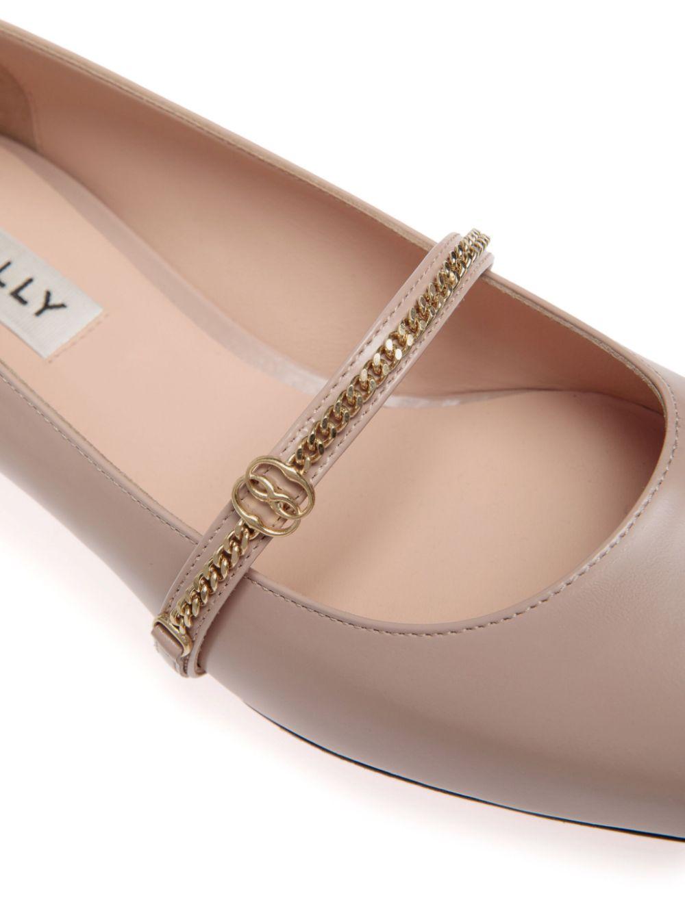 Sylt brushed-leather pumps