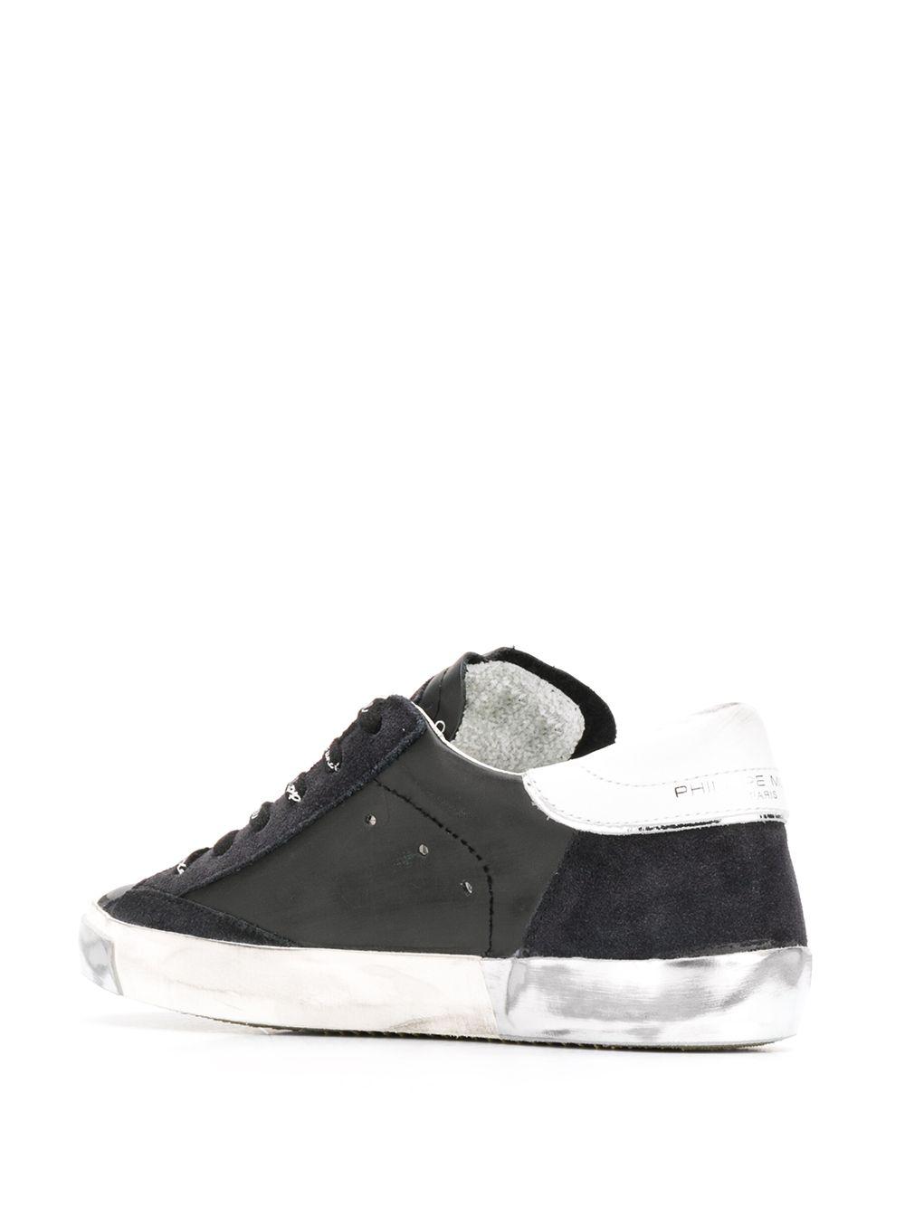 Prsx Low Sneakers In Black Leather