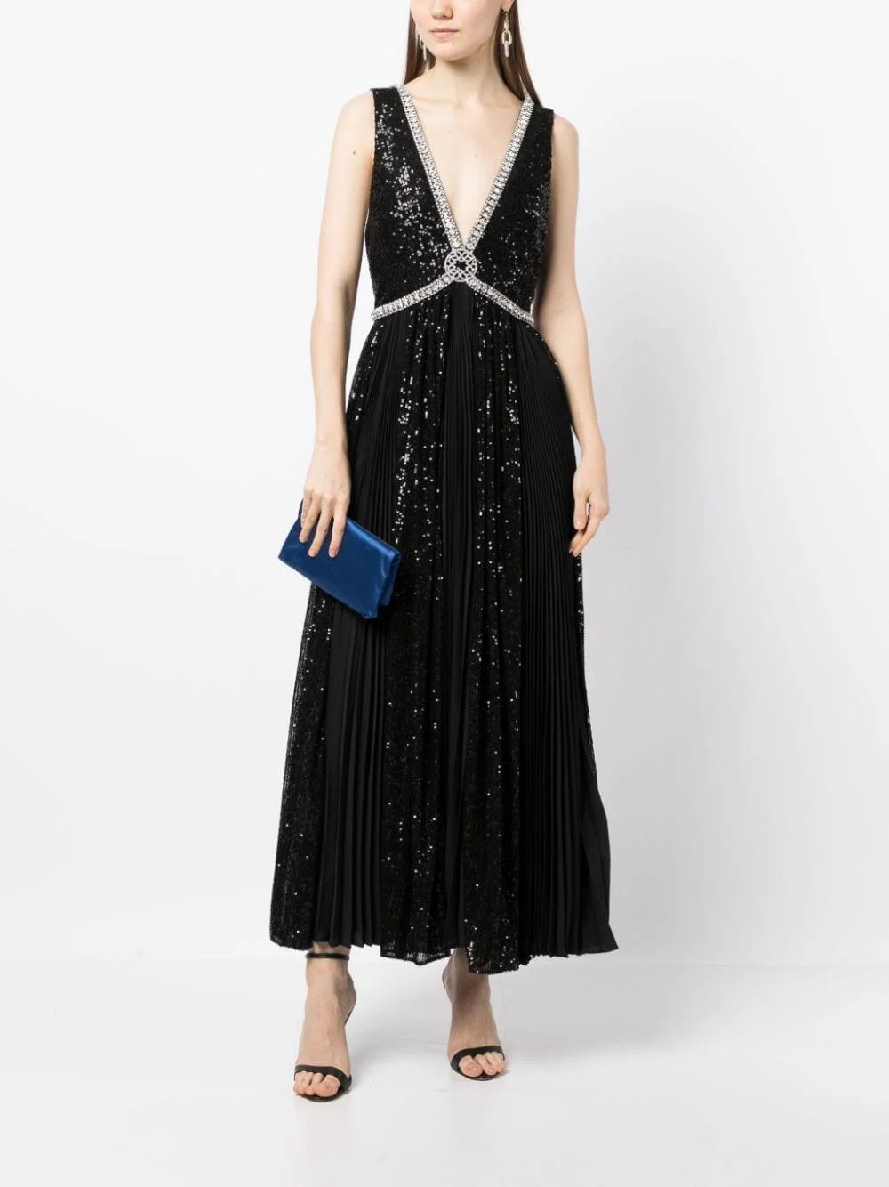 sequin-embellished gown