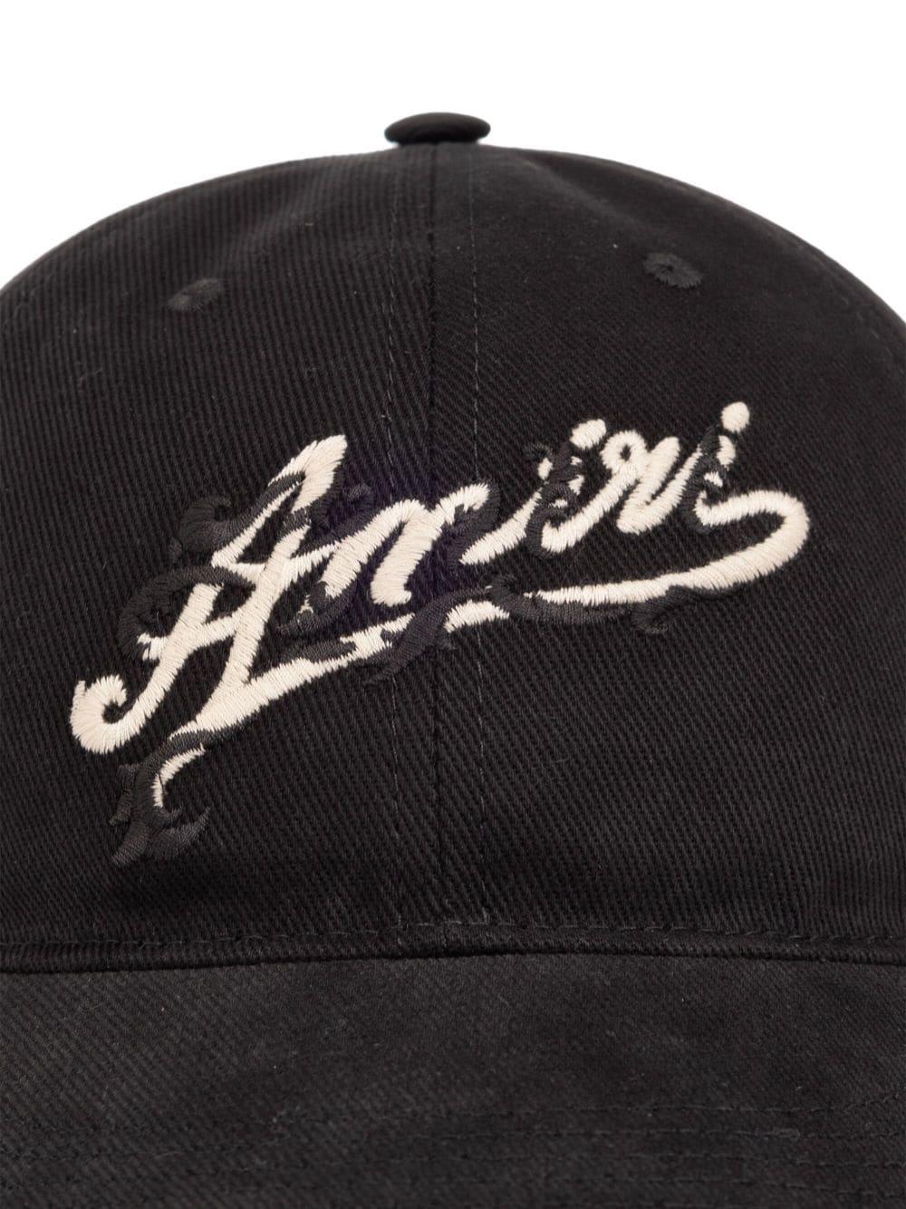 logo-embroidered cotton cap