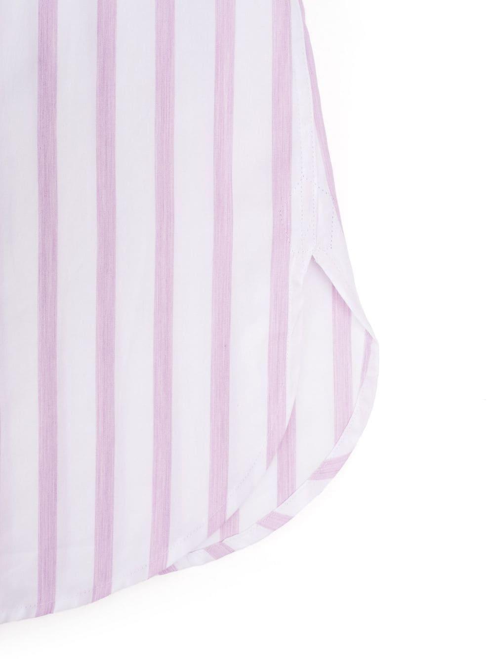 striped poplin shirt