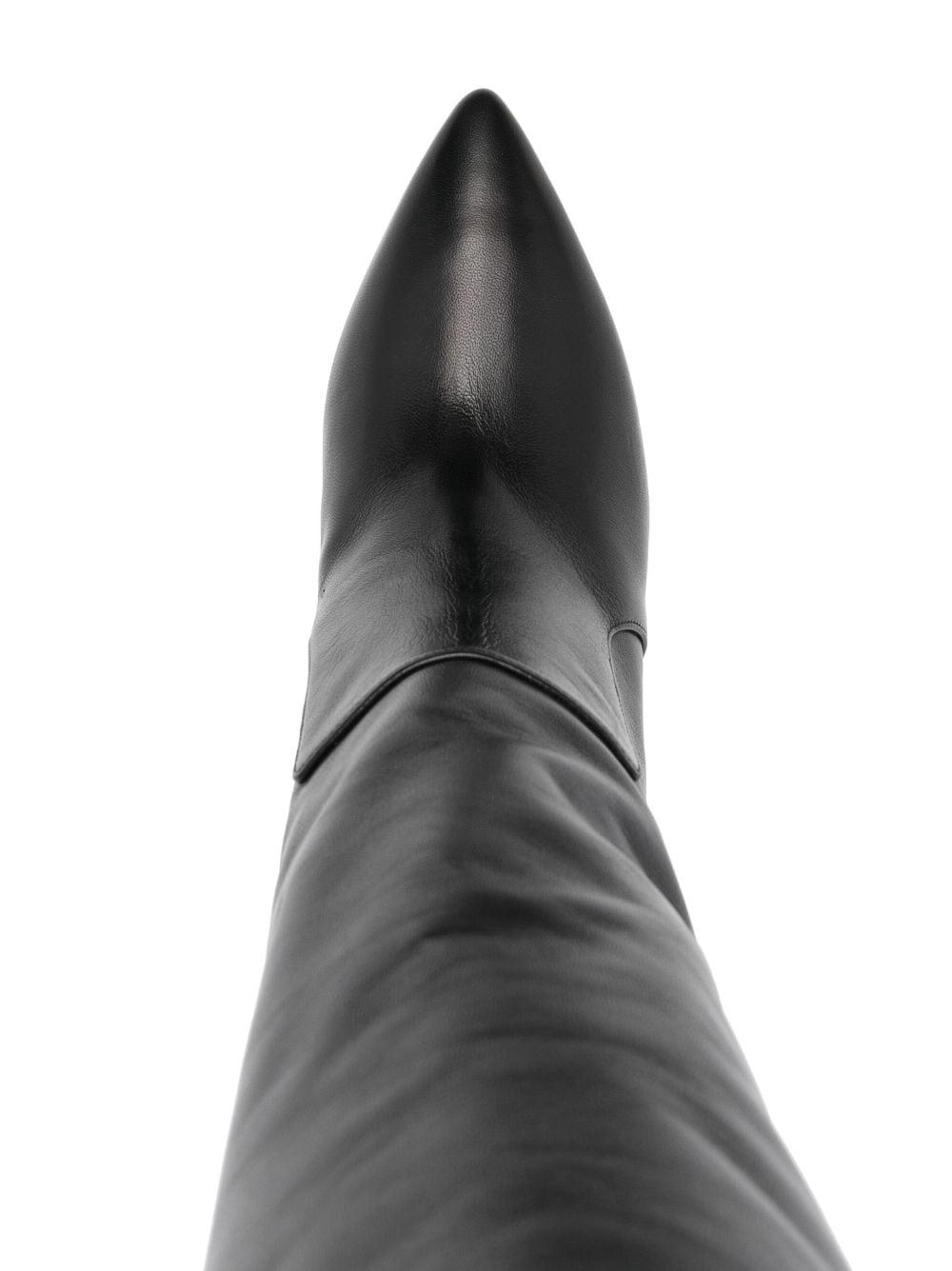 Stiletto 85mm leather boots