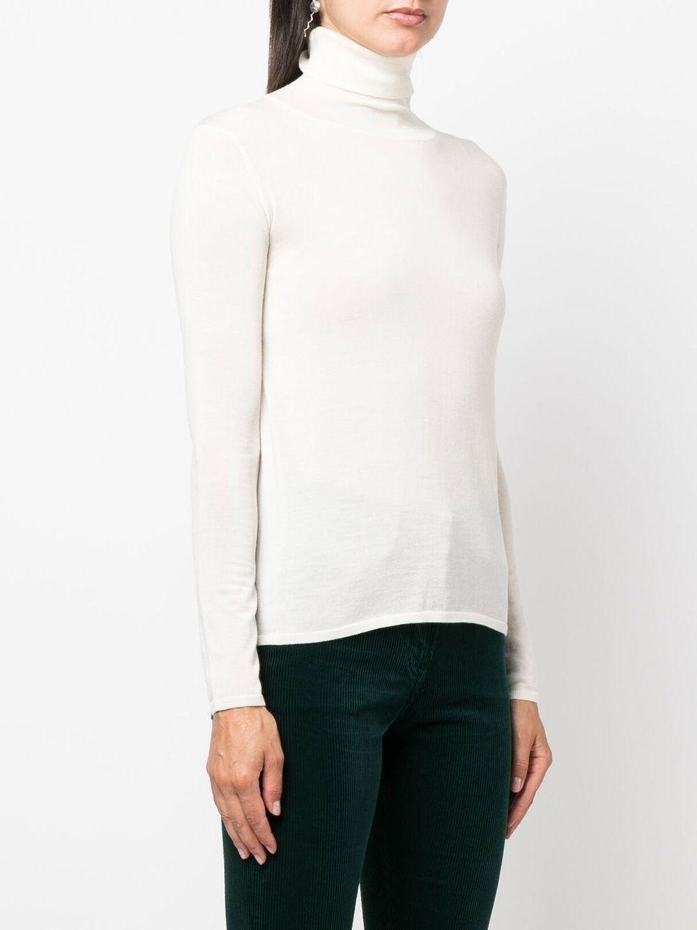 roll-neck virgin-wool jumper