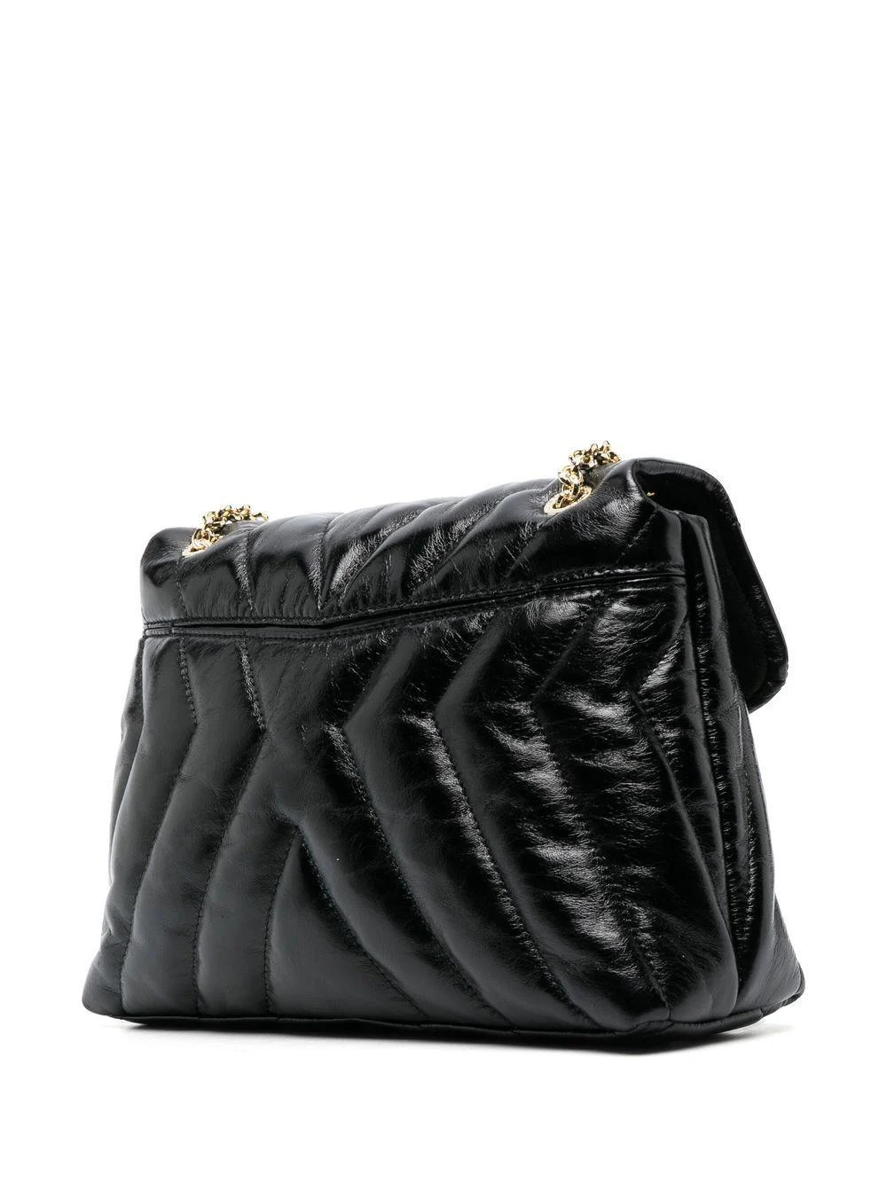 quilted leather shoulder bag