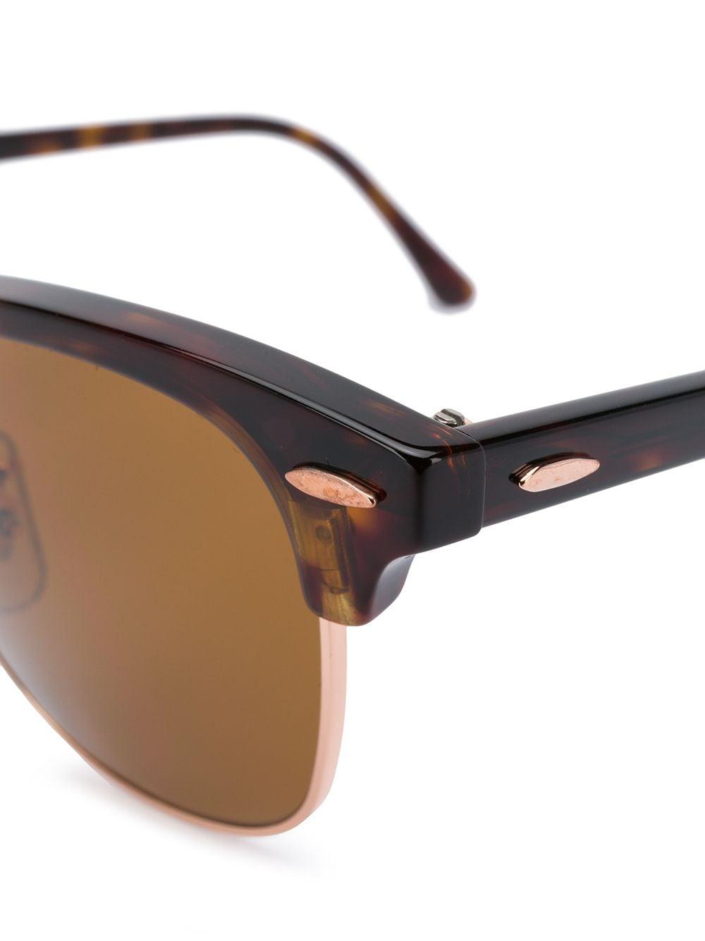 tortoiseshell Clubmaster sunglasses