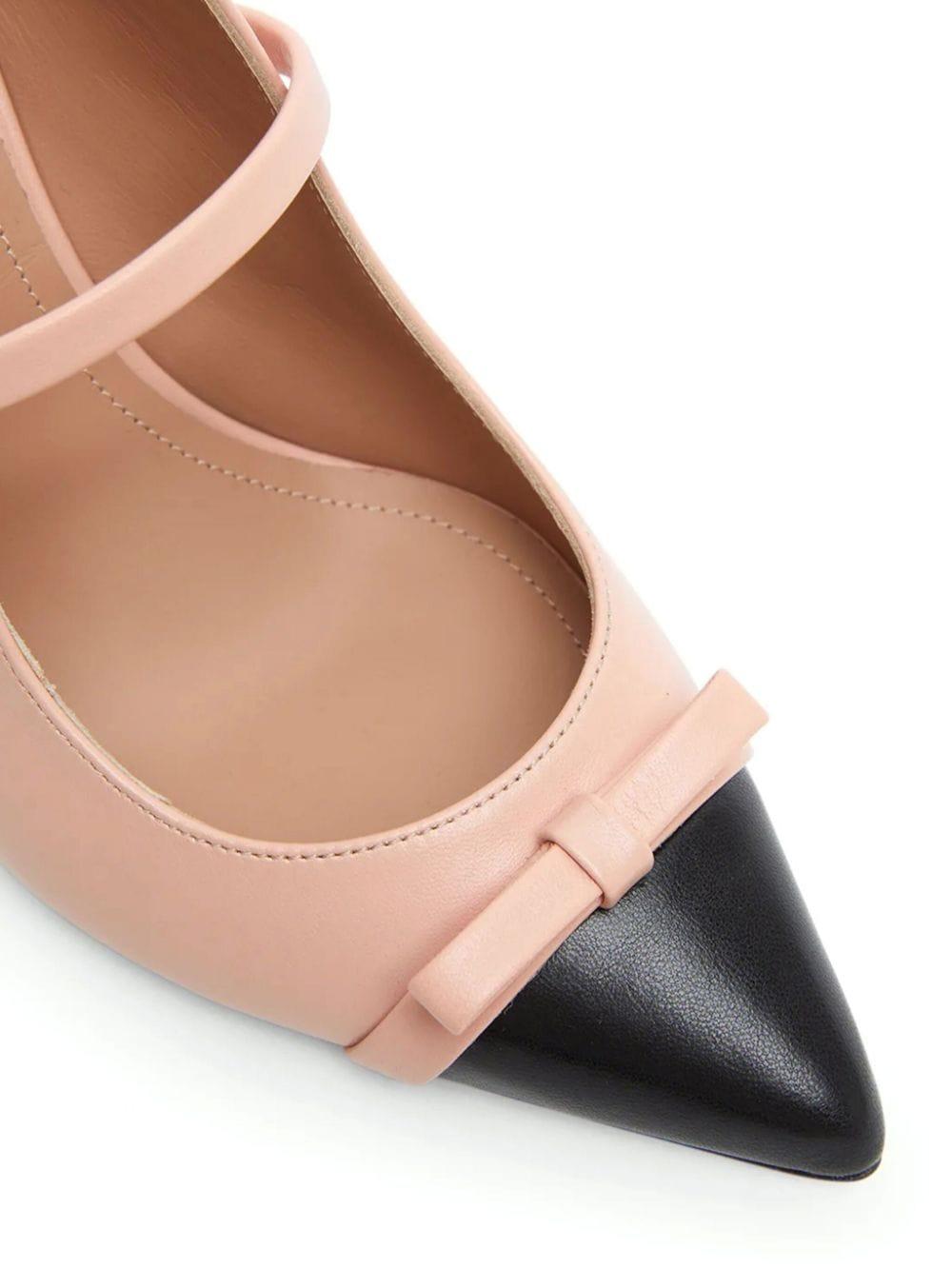 Blanca 85mm leather mules