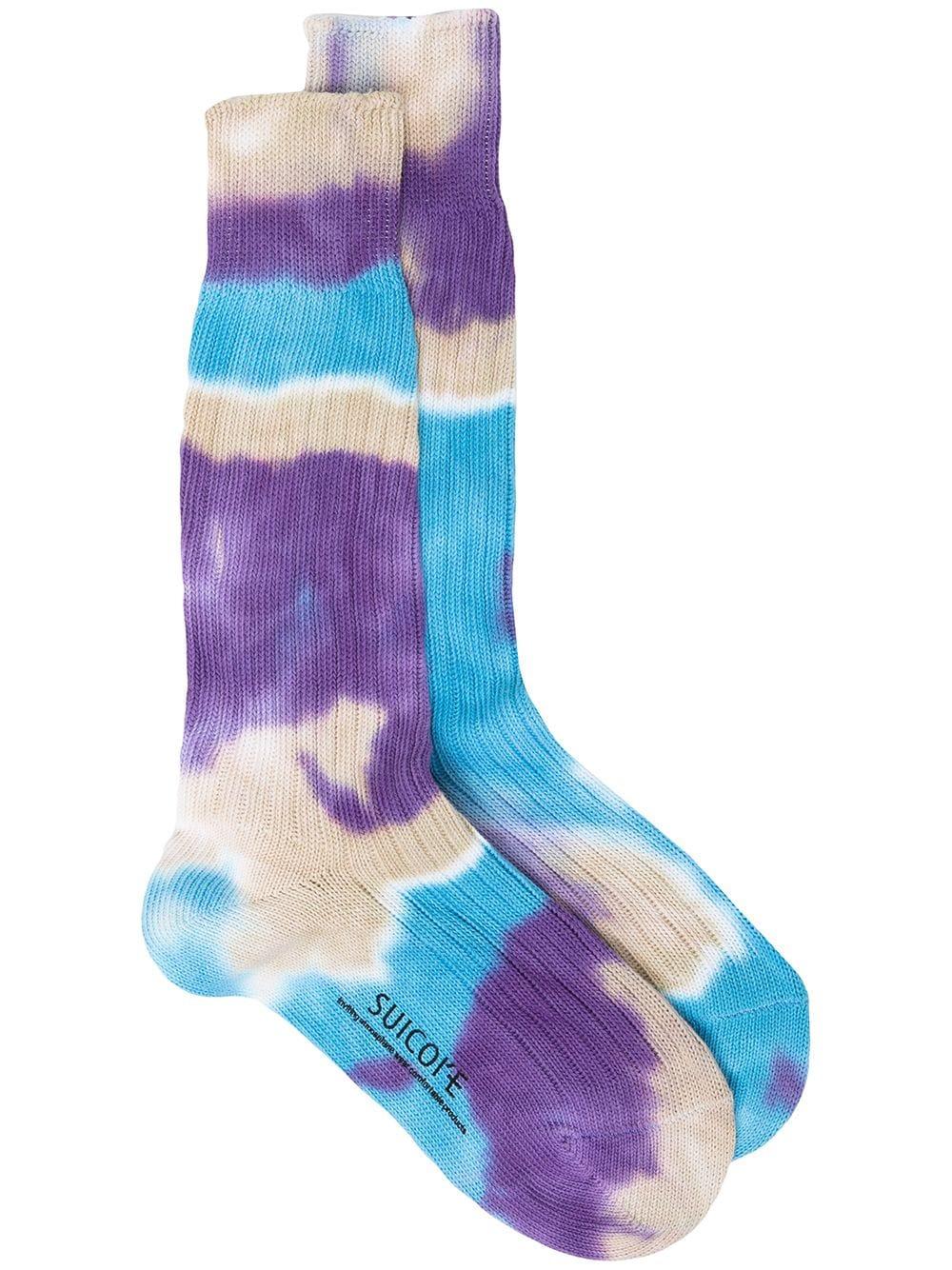 tie-dye ankle socks 