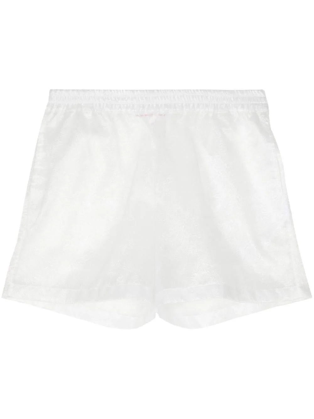 floral-jacquard satin shorts