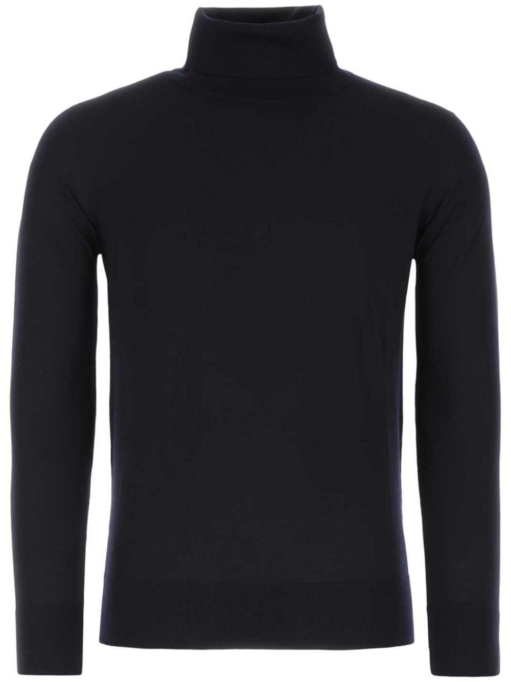 virgin wool turtleneck sweater