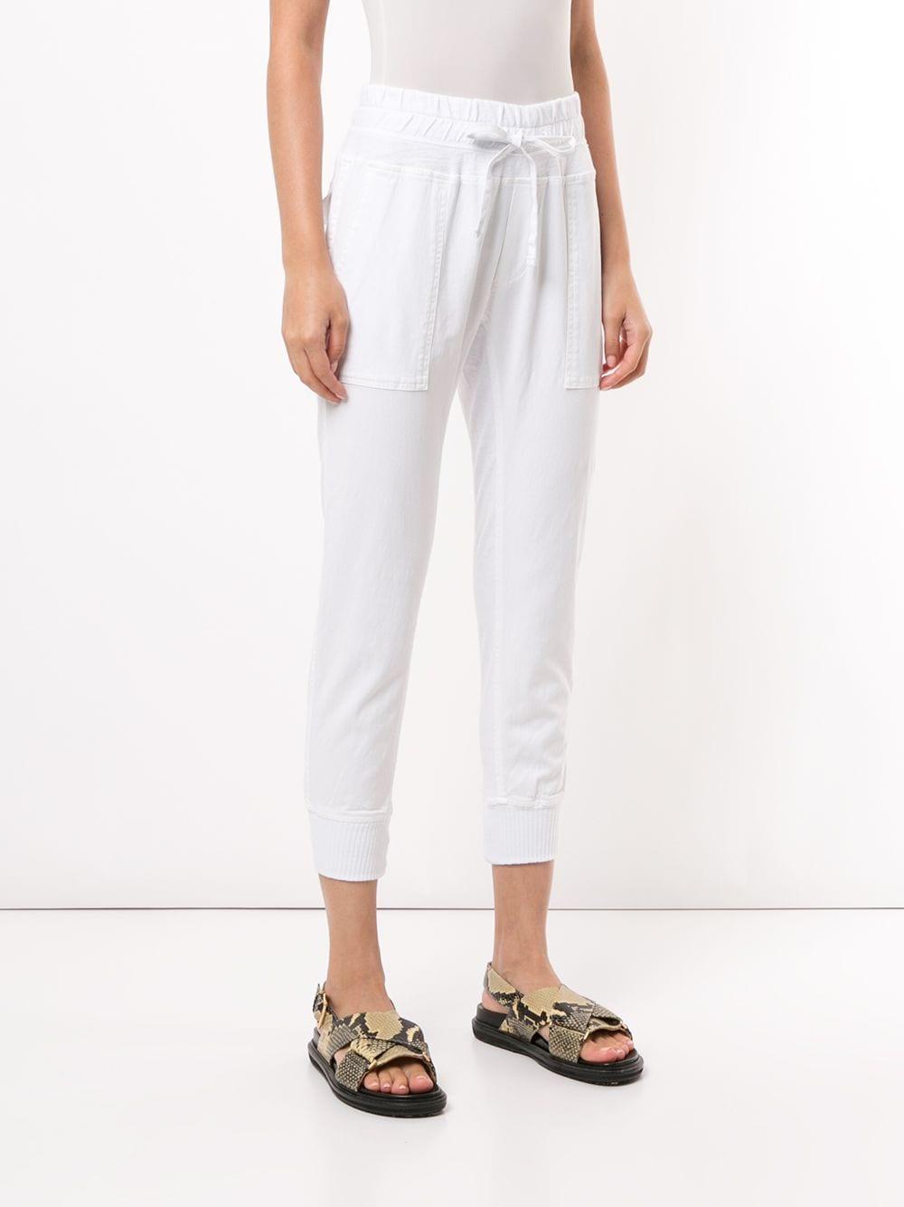 relaxed jersey trousers