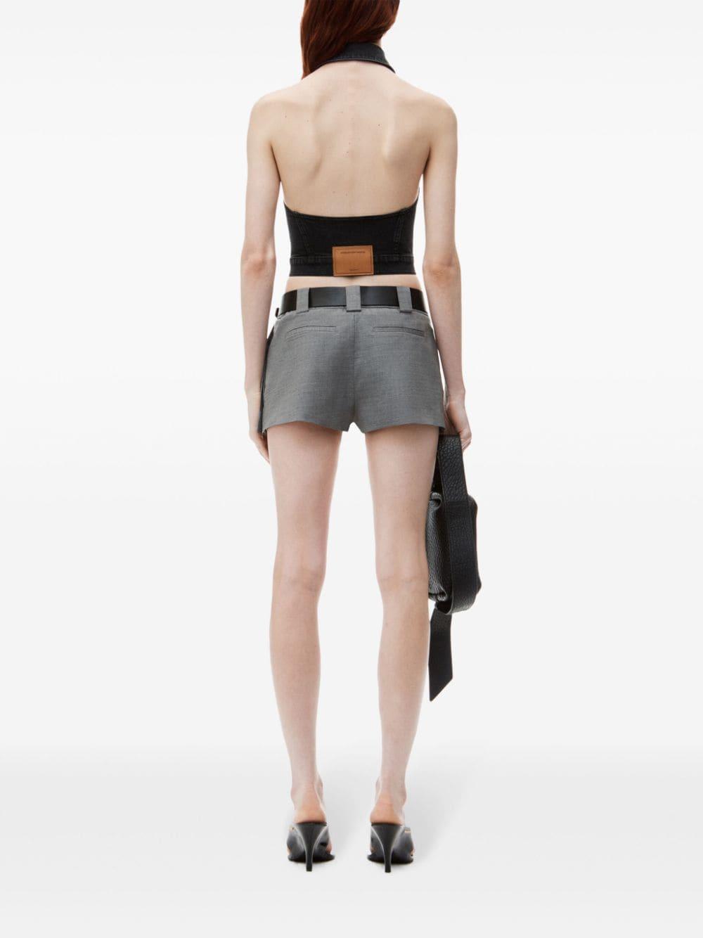 Alexander Wang Stretch Denim Halter Top Clothing