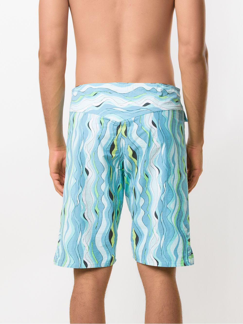 printed swim short