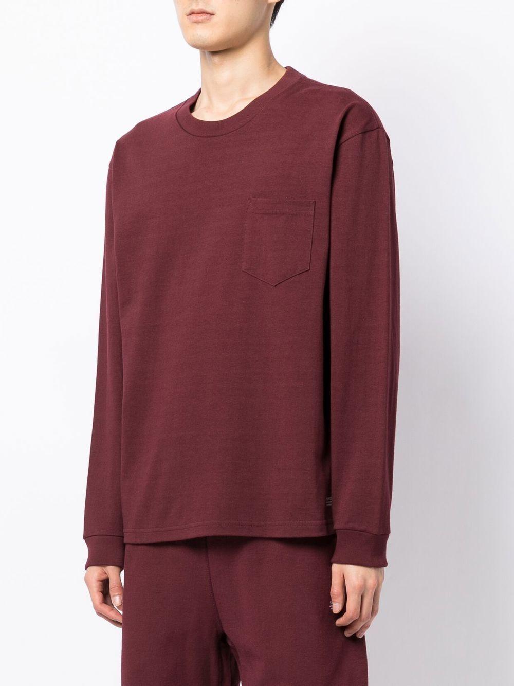 crew neck long-sleeved T-shirt