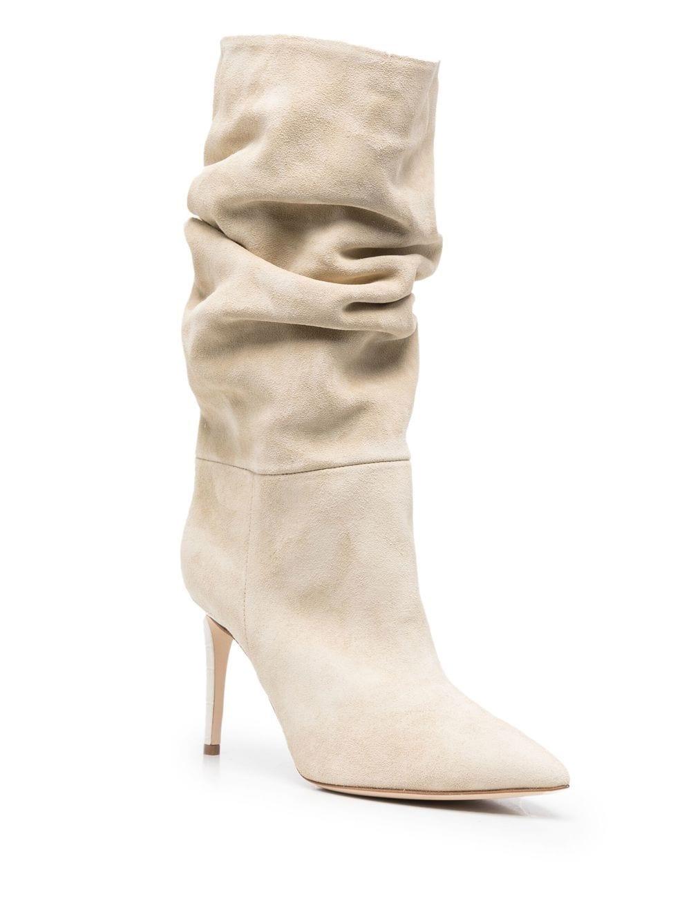 slouchy 85mm ankle boots